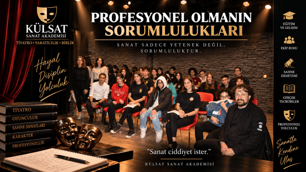 KÜLSAT Sanat Akademisi Profesyonel Olmanın Sorumlulukları